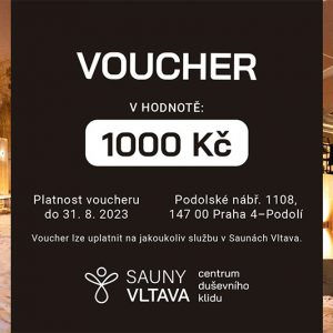 Sauny Vltava - Dárkový voucher