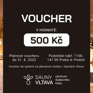 Sauny Vltava - Dárkový voucher