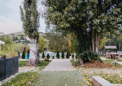 Sauny Vltava - podzimní zahrada