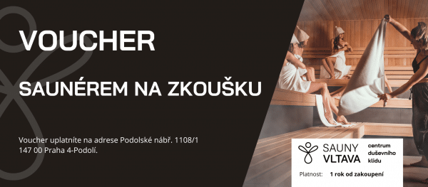 Voucher - saunérem na zkoušku