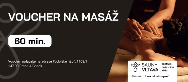 Voucher - masáž 60 minut