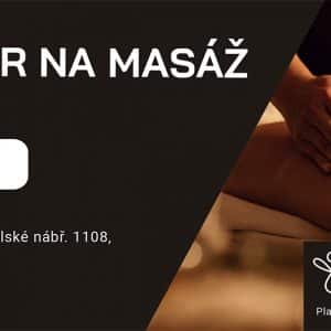 Sauny Vltava - Dárkový voucher na masáž 90 minut