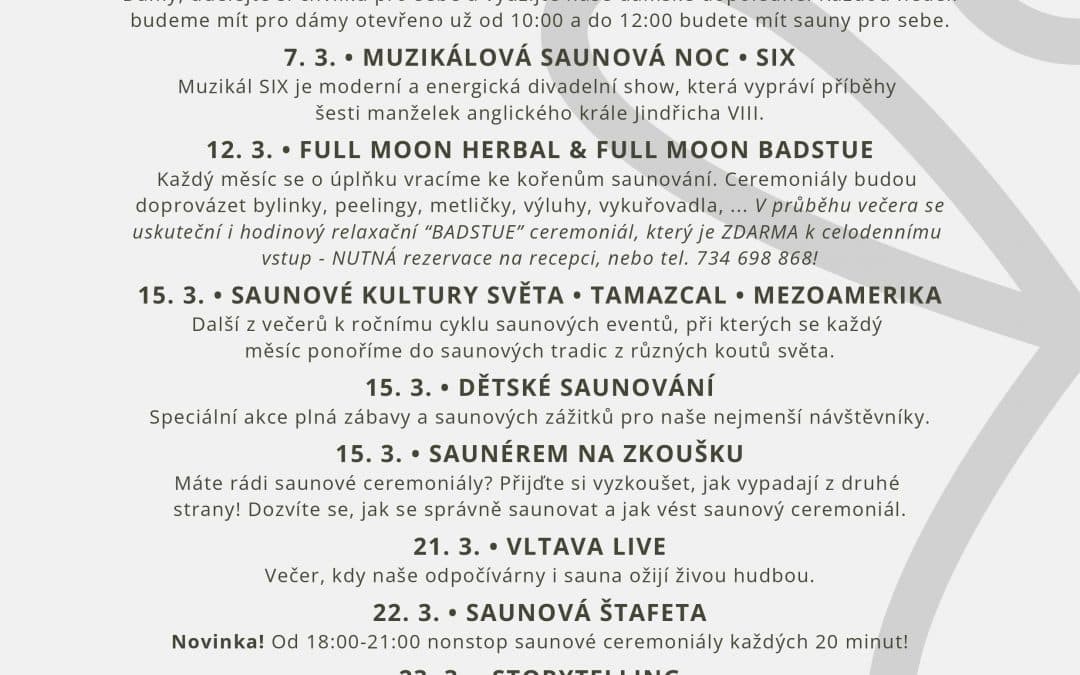 EVENTY BŘEZEN