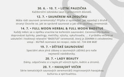 AKCE A EVENTY – ČERVENEC