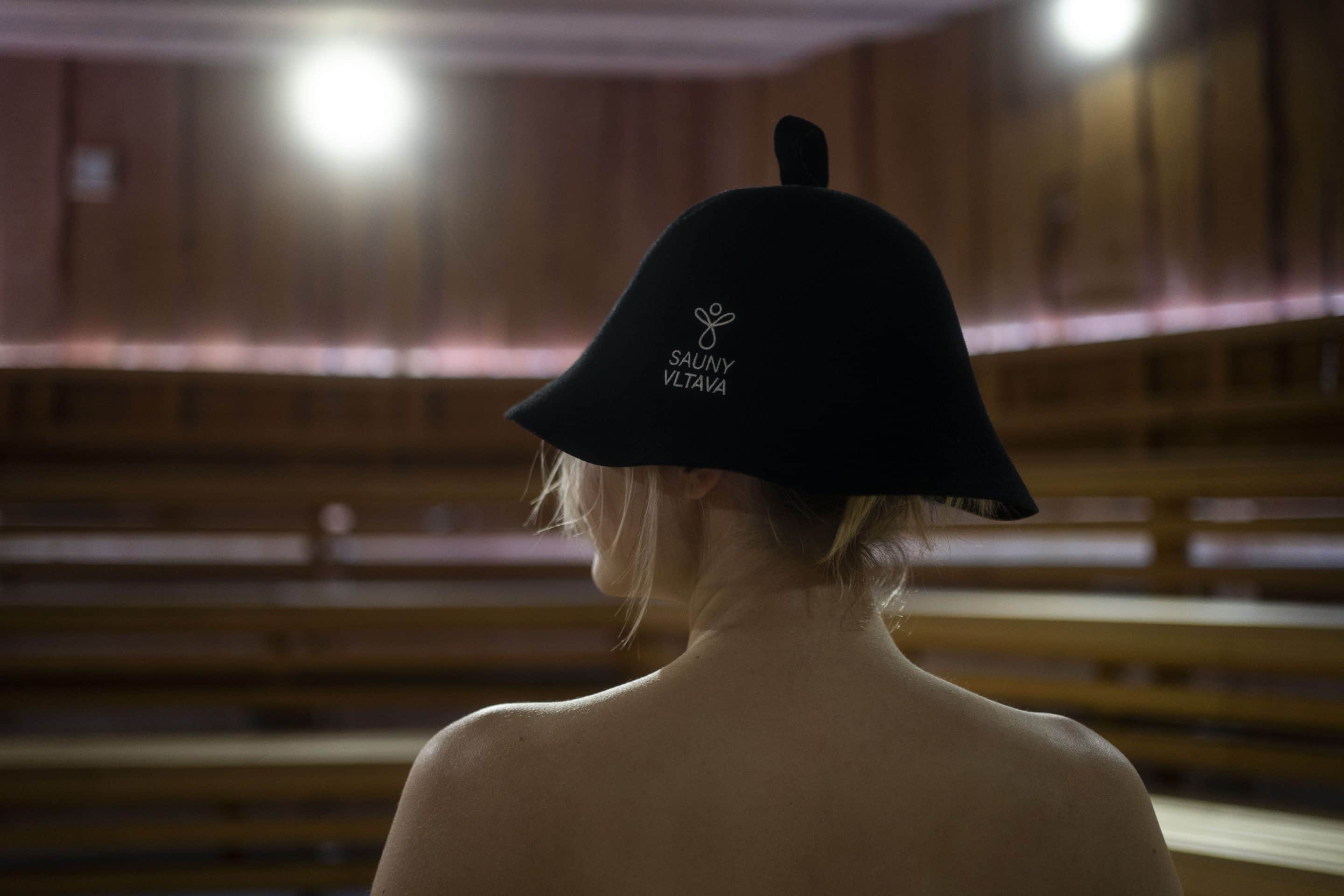 saunovací čepice sauny vltava