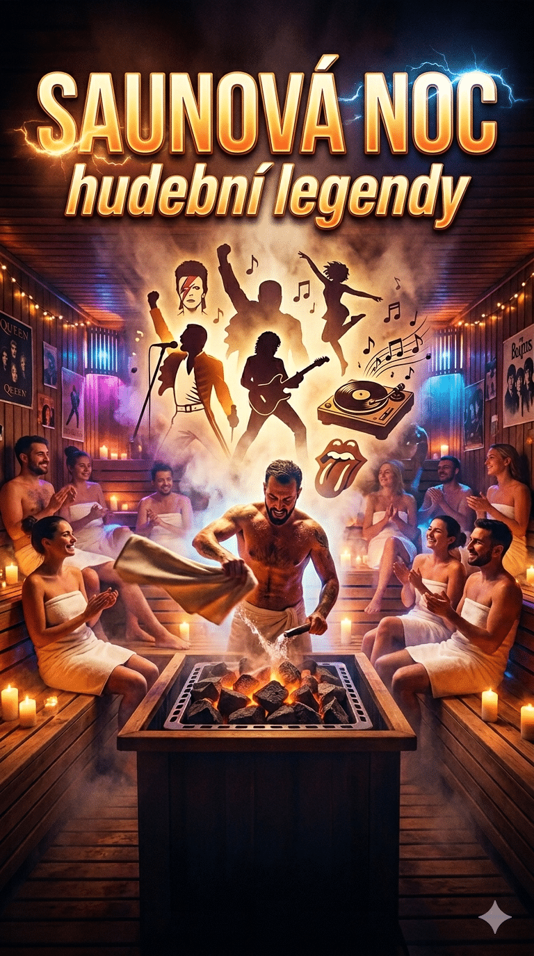 SAUNOVÁ NOC - HUDEBNÍ LEGENDY (24.4.2026) - Obrázek 2