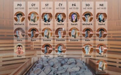 Rozpis saunérů 11. 5. – 17. 5.